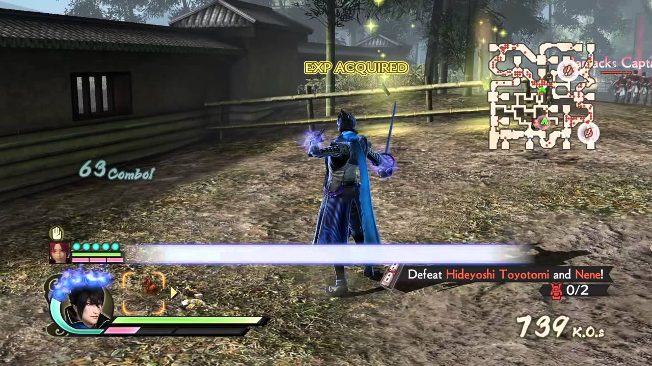 SAMURAI WARRIORS 4 - Takatora Todo play