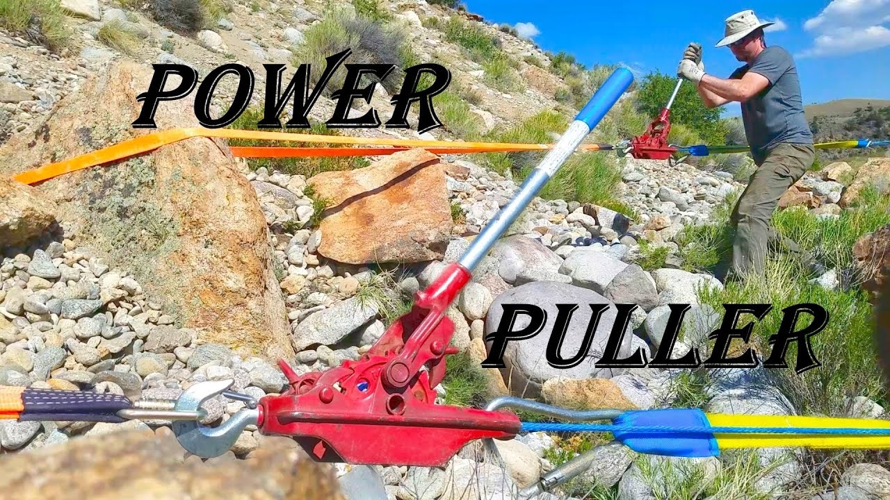 More Power Puller Winching Boulders  and Claim Jumper