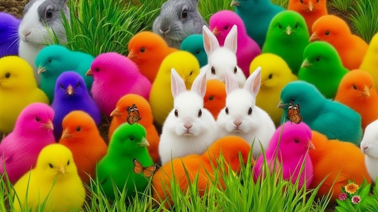 Ayam Rainbow Gemes Banget! Tangkap Ayam Warna Warni Terbaru