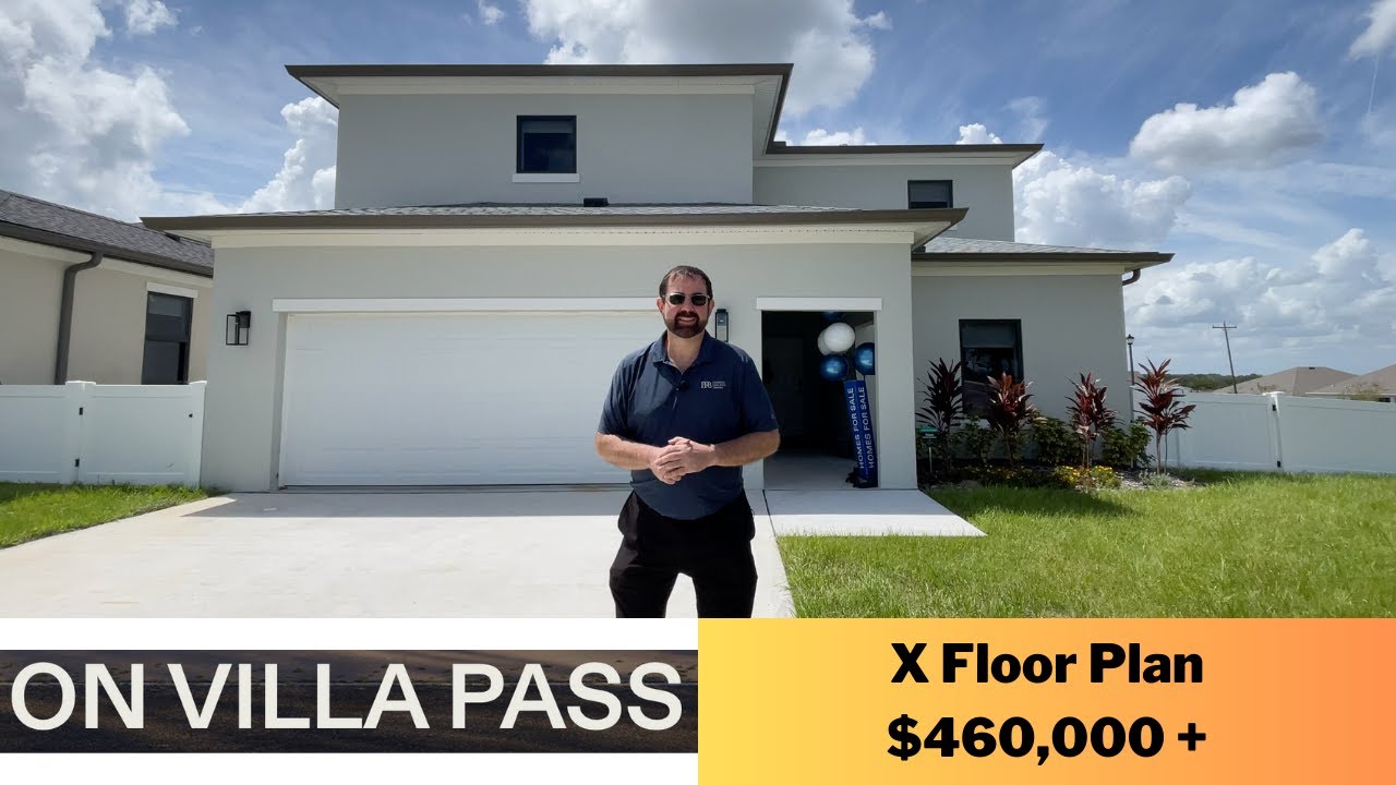 ONX Homes, On Villa Pass, 2 Story X Floorplan, Mascotte, Florida