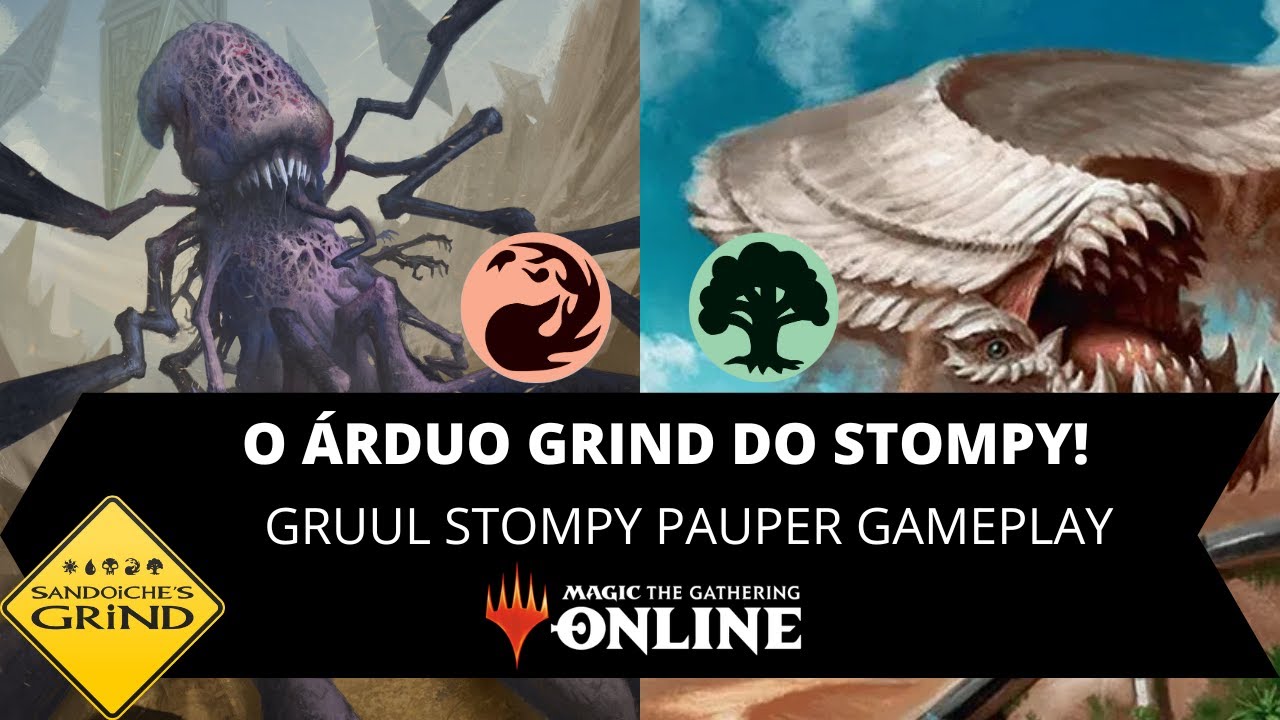 O ÁRDUO GRIND DO STOMPY! Gruul Stompy Pauper Gameplay (Magic Online)