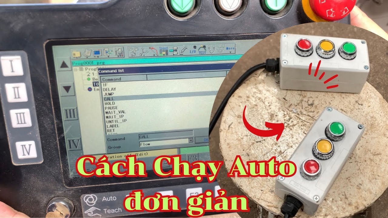 Hướng Dẫn Cách Bỏ Chương Trình Vào Hộp Job - Robot Hàn Panasonic TA-1600