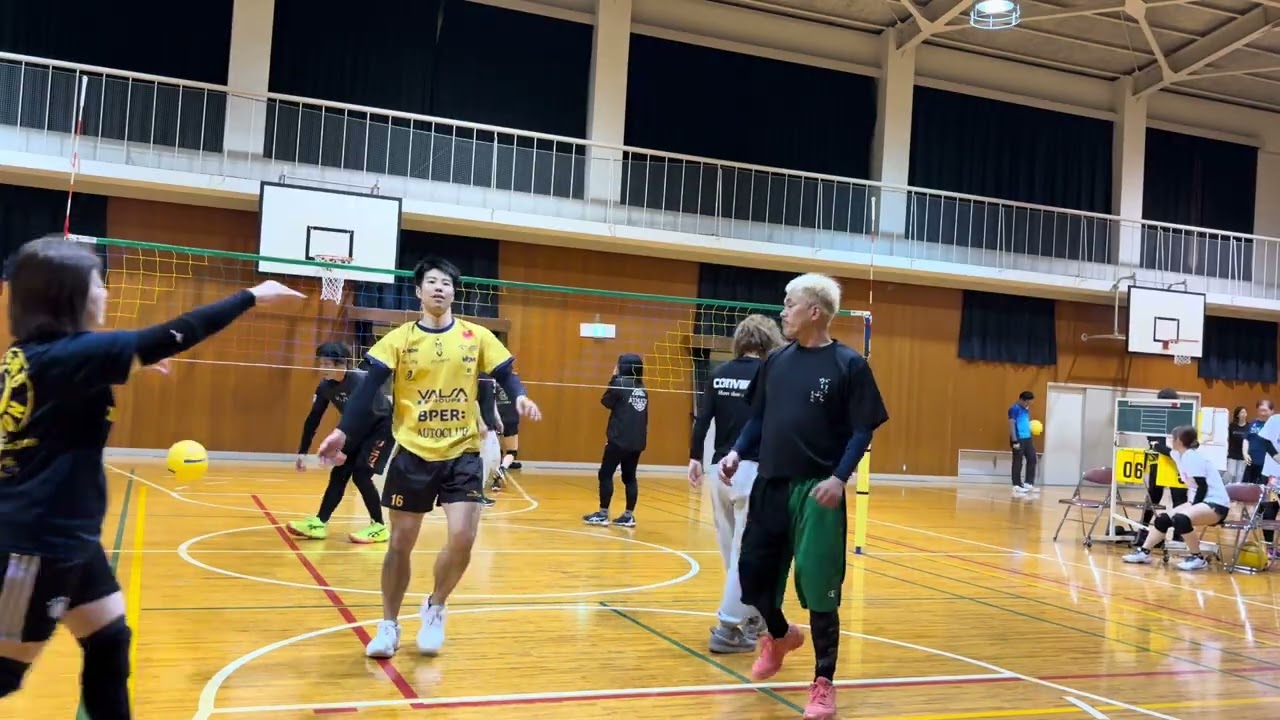 2026/2/27 香川県高松市  ソフトバレー練習  第3セット