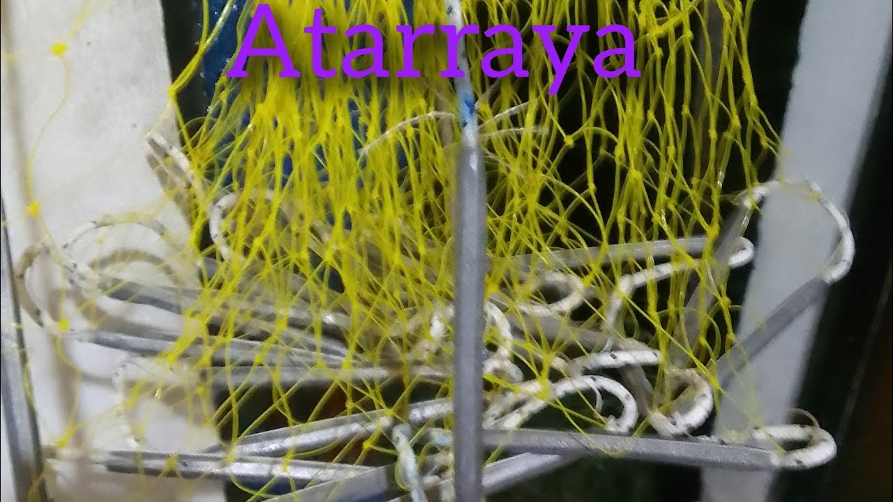 COMO.. poner los tiros de mi atarraya como hacer mi atarraya parte 5