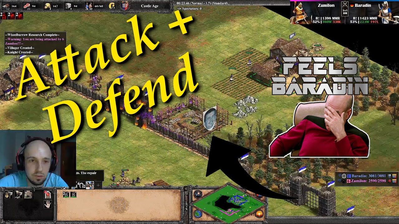 How to defend and attack at the same time? - Franks vs. Huns on Arabia