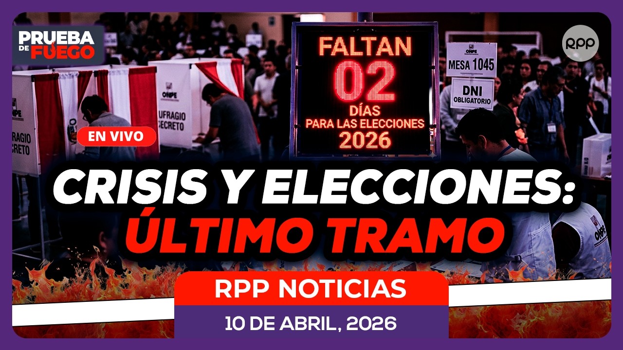 EN VIVO Elecciones en Per&uacute; en fase decisiva: valla electoral, alianzas y voto cruzado #PDFRPP