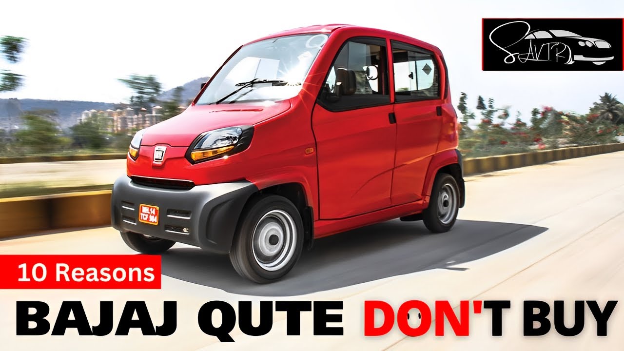 10 причин не покупать самый маленький автомобиль в мире *Bajaj Qute 2023*