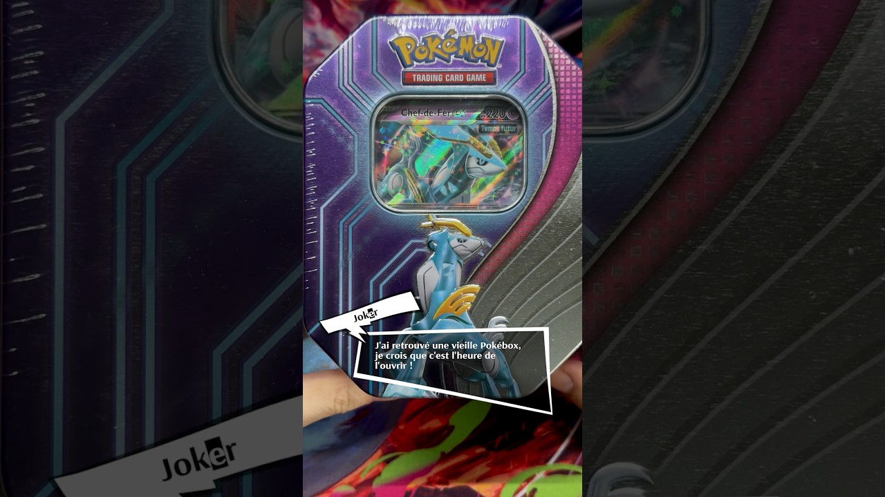 Pok&eacute;box Chef-de-Fer Ex #pokemon #pokemoncards #pokemontcg #persona5 #opening
