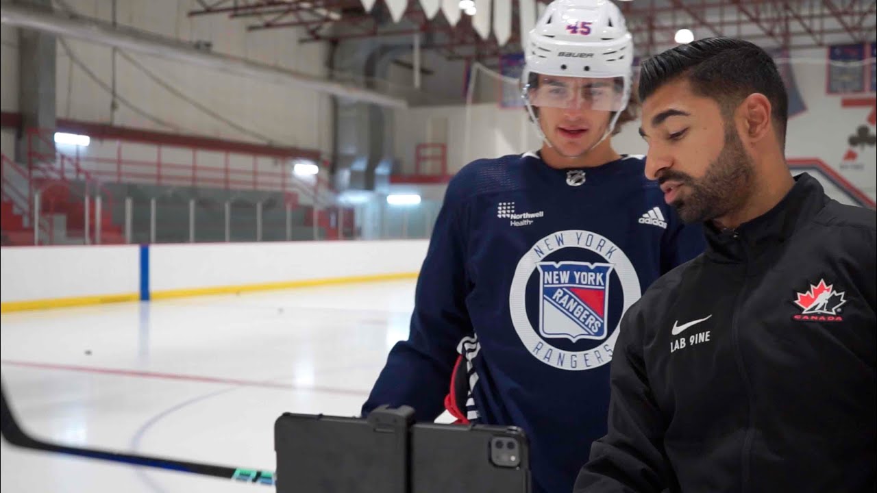 BRADEN SCHNEIDER FROM THE NEW YORK RANGERS 2022 OFF-SEASON
