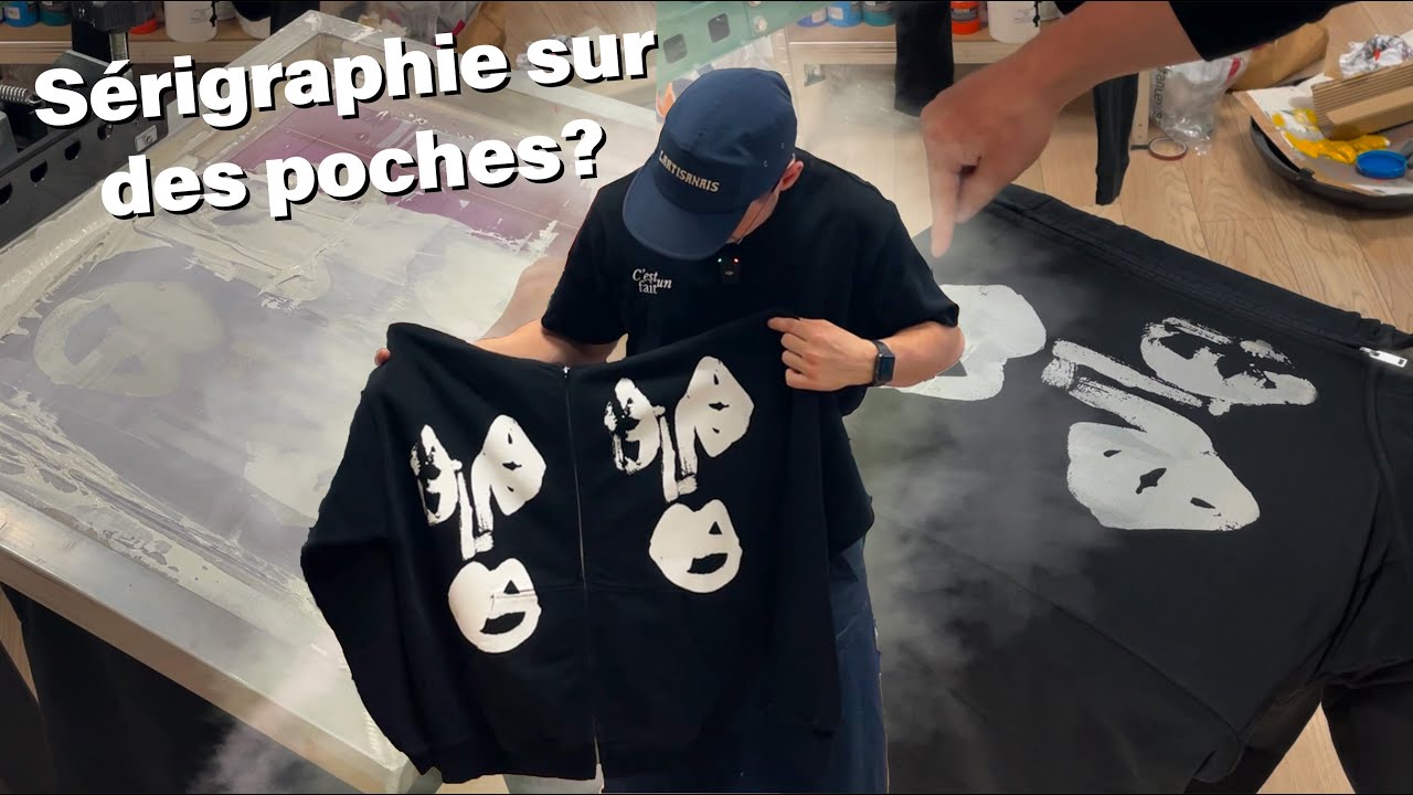 J'ai imprimé des pulls ZIP en sérigraphie! C'était une galère🤯👕