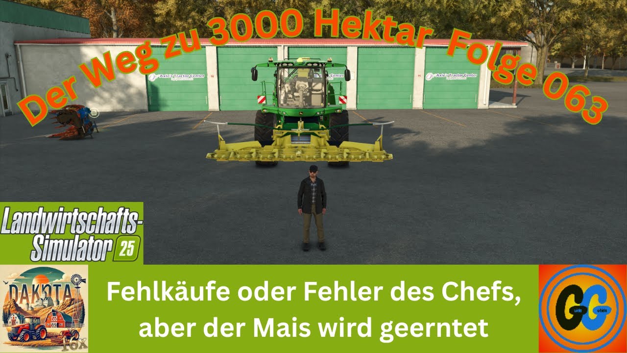 LS25 Dakota 16x Fehlkäufe oder Fehler des Chefs, aber der Mais wird geerntet 063