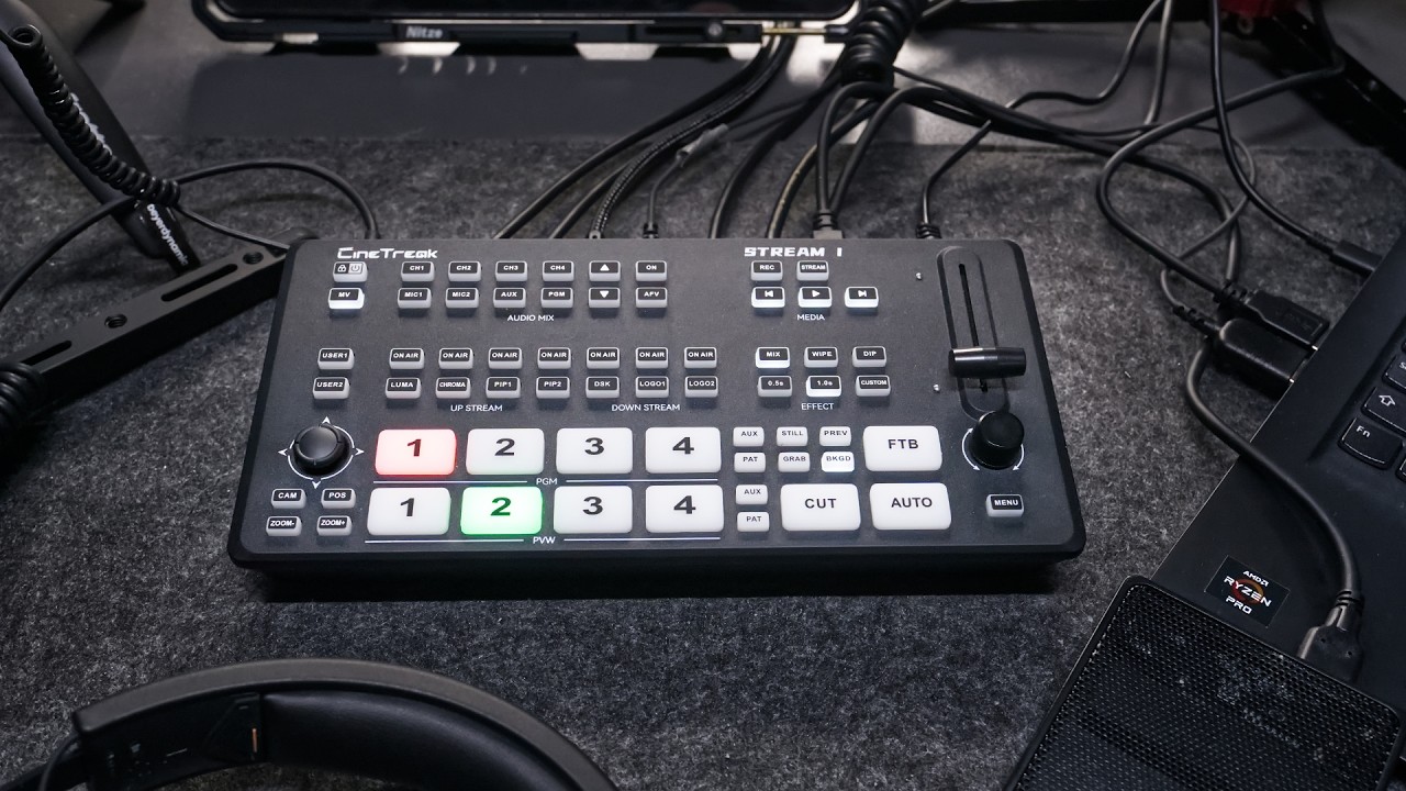 CineTreak Stream1 - Multicam Switching & Streaming - Hands-On In-Depth Tutorial