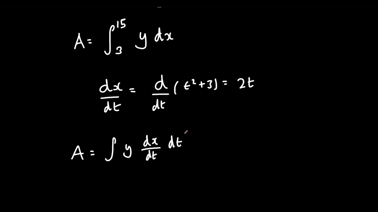 A LEVEL Area Bounded by Parametric Curve and Vertical Lines