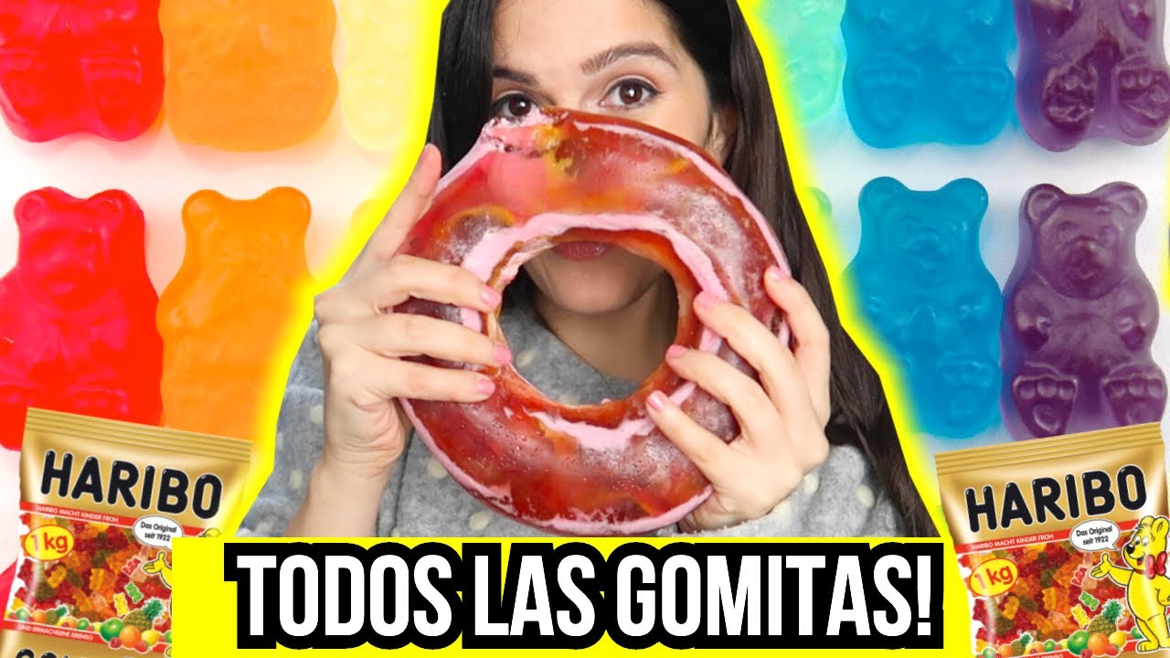 MEZCLO TODAS LAS GOMITAS PARA HACER SOLO UNA!