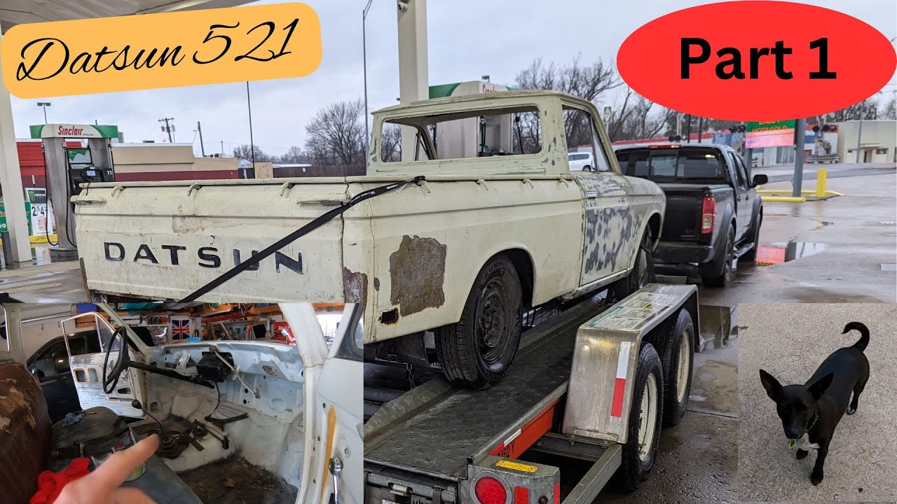 1970 Datsun 521 truck restoration. The 521 walk around. Part 1