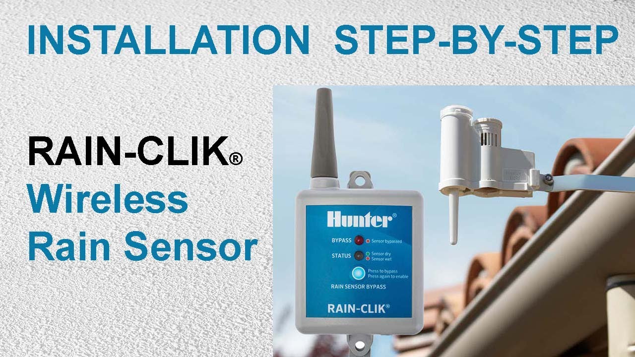 Installing a Hunter Wireless rain sensor | Hunter Rain-Clik