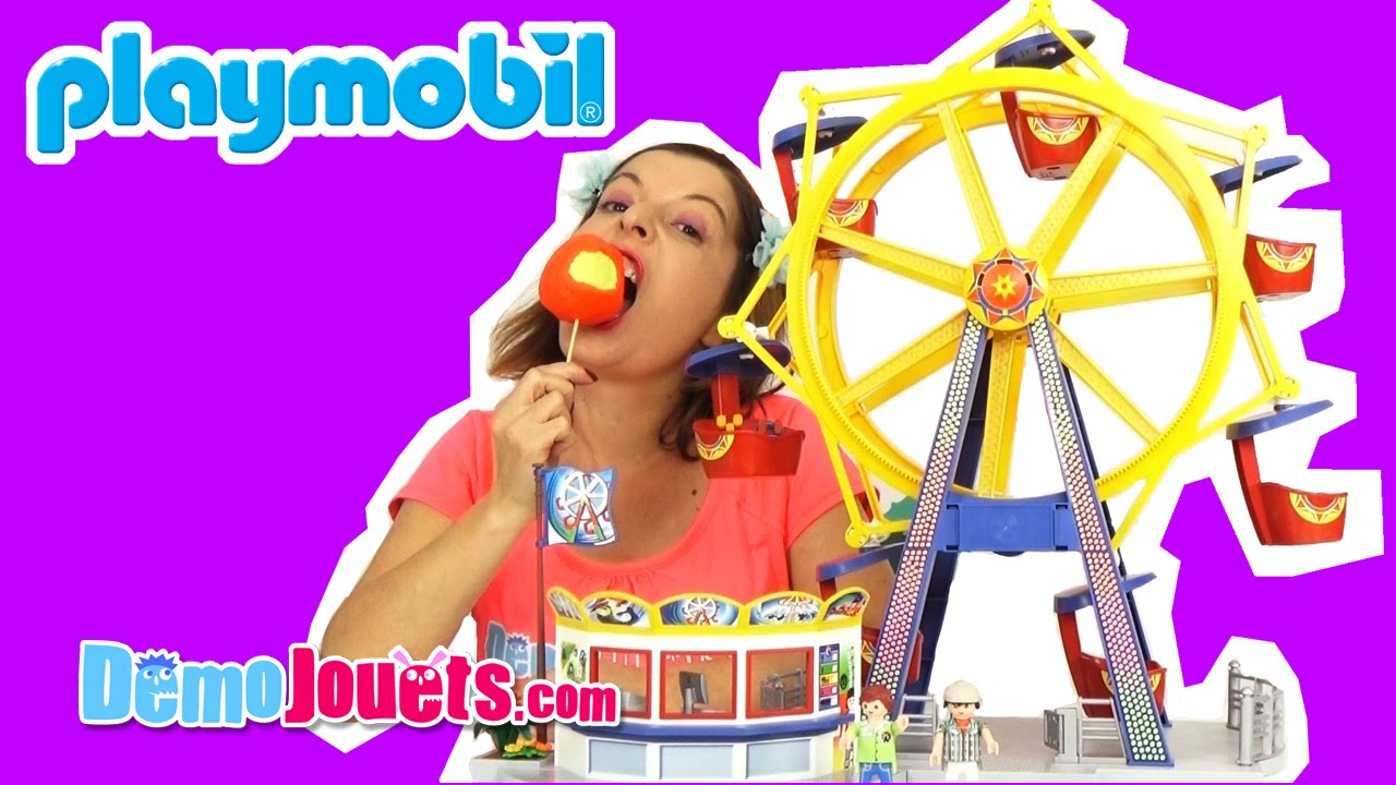 PLAYMOBIL 5552 Grande Roue avec Illuminations Summer Fun - D&eacute;mo Jouets