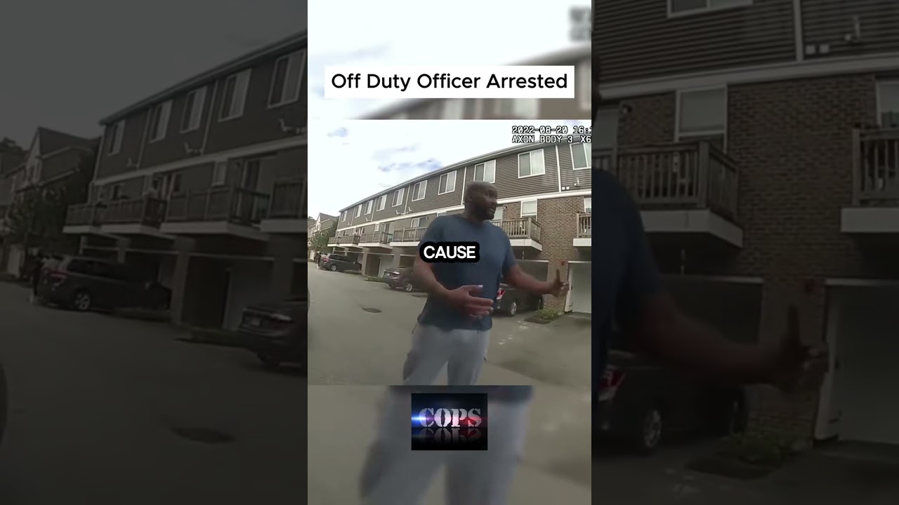 OFF DUTY OFFICER GETS ARRESTED⚠️