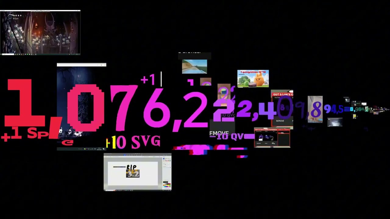 1 to 1 octvigitillion with sounds