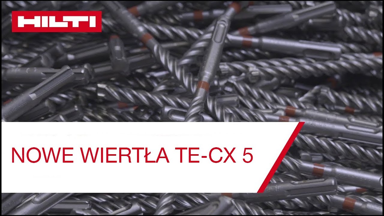 NOWE wiertła TE-CX 5 już są dostępne❗🆕😉