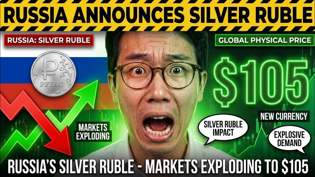 Russia Announces Silver Ruble | Markets EXPLODING to $105