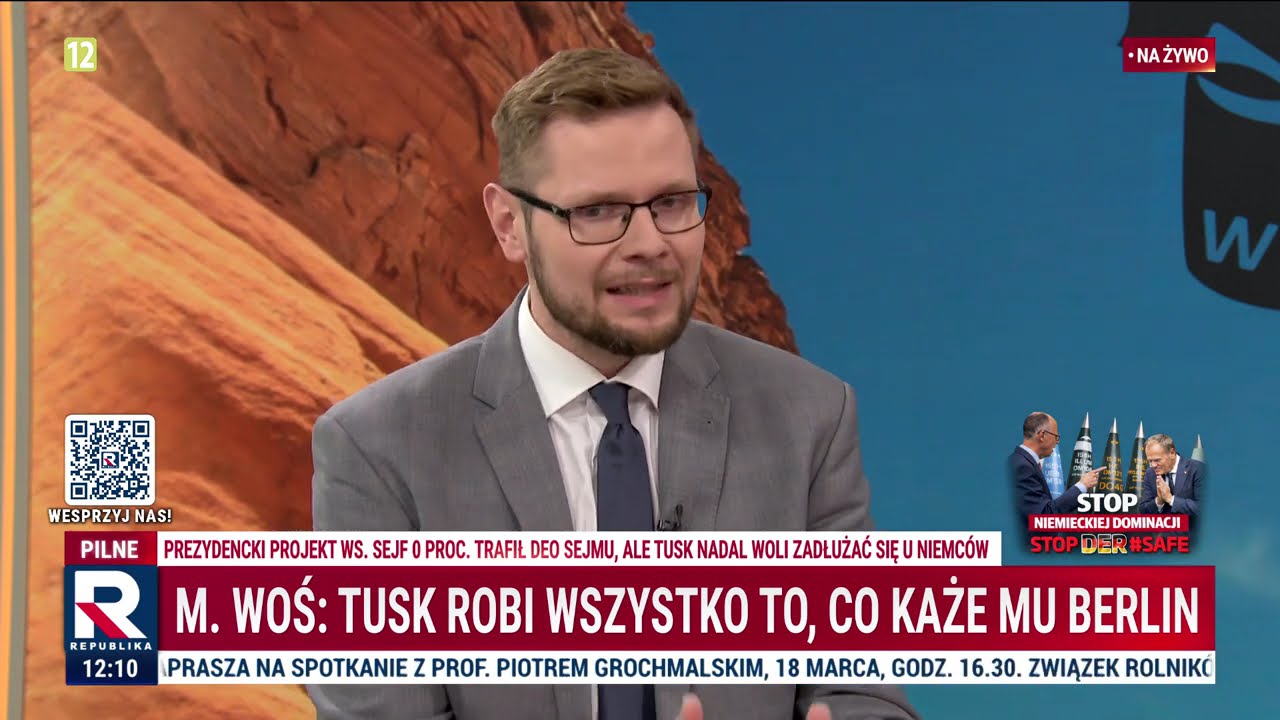 Woś: Tusk jest bardzo mocno naciskany przez Von der Leyen | Ewa Bugała