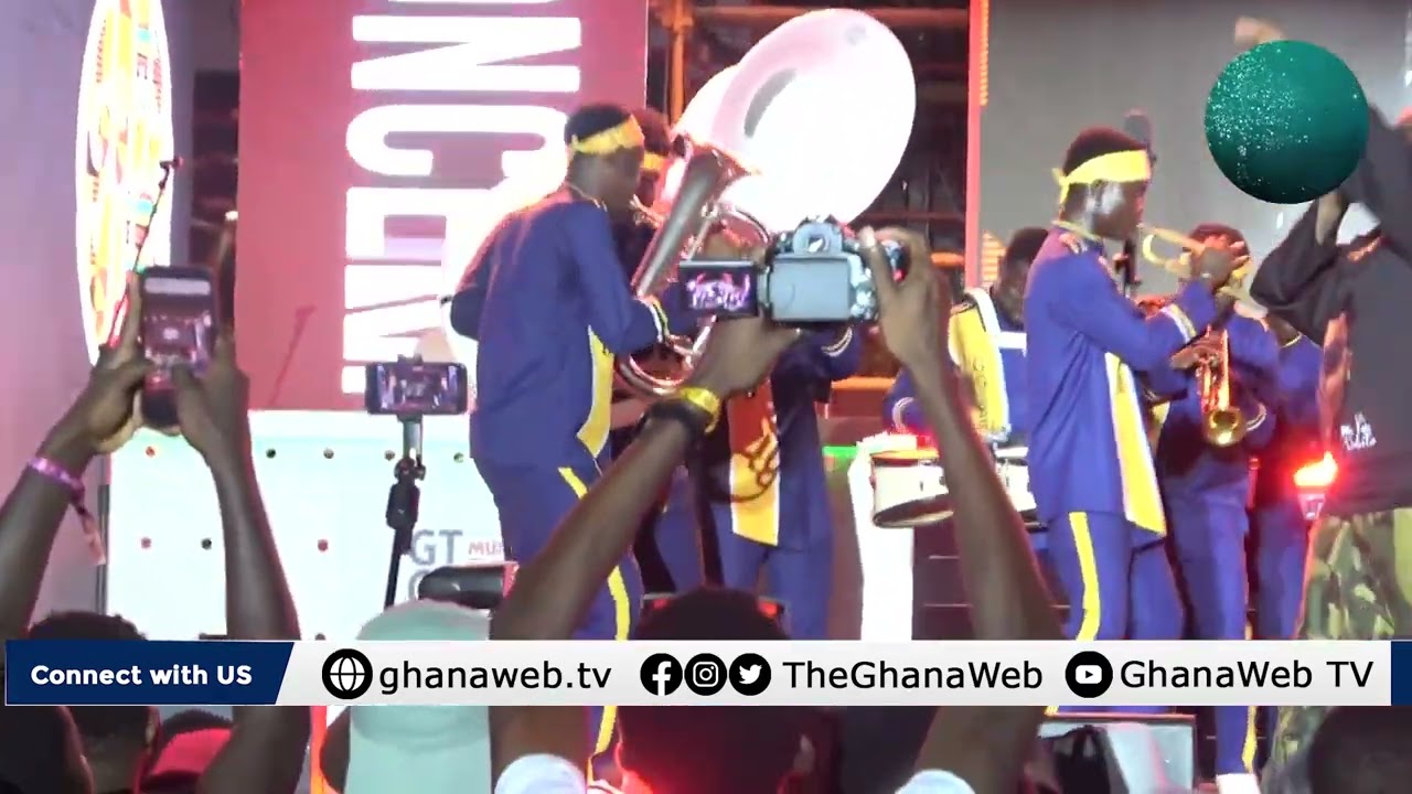 Brass Band performs Ghana's biggest hit songs at 2025 GTCO Music Concert
