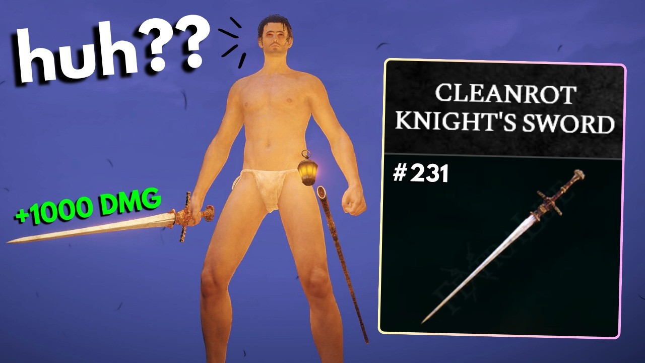 proof that THRUSTING SWORDS are INSANE - (beating ELDEN RING with all 402 weapons)