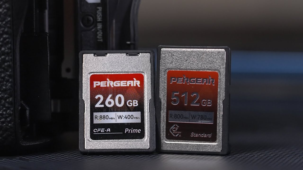 Pergear CF Express Type A Prime vs Standard | Test & Impression