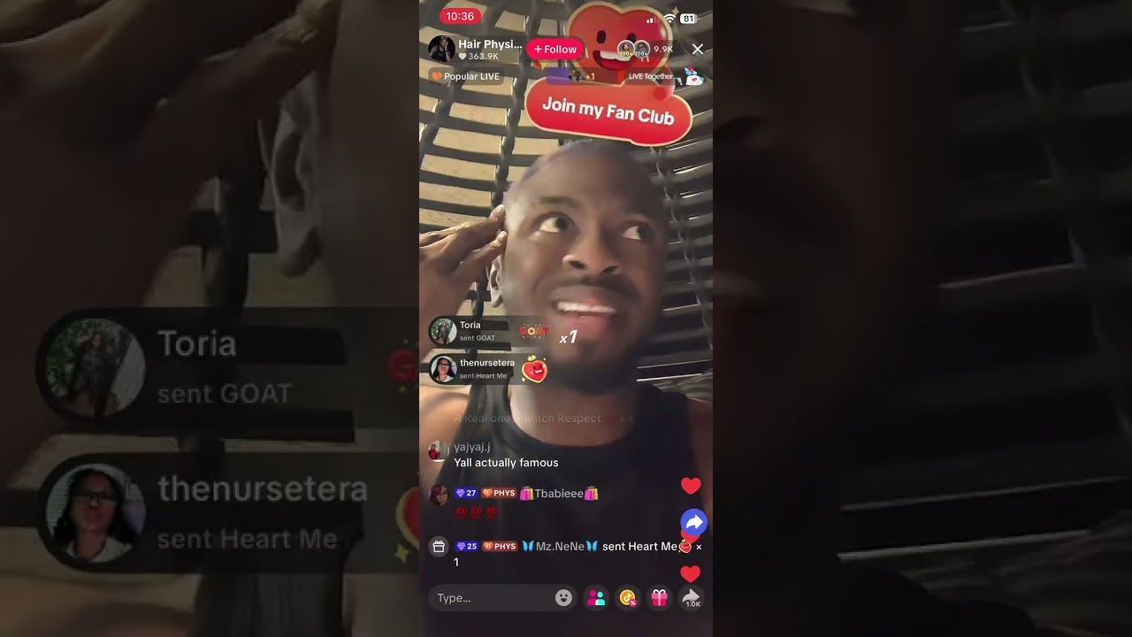 Mitch’s live about Raymonte #Tea
