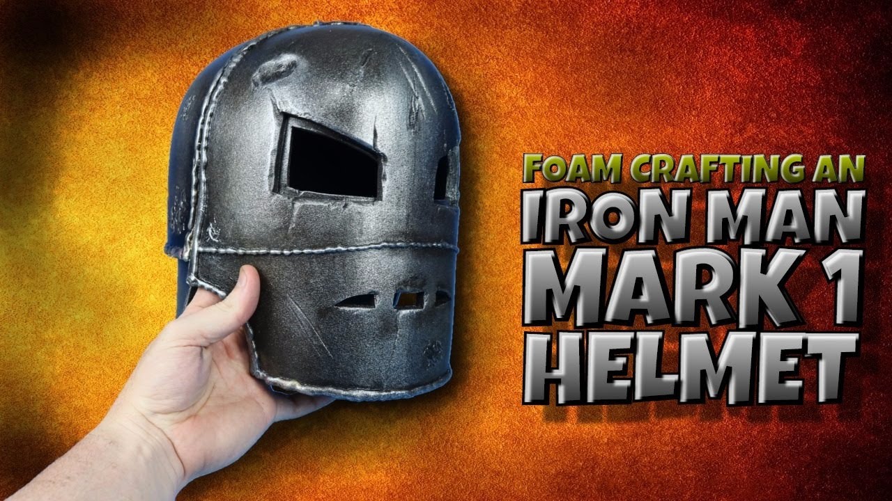 Изготовление шлема Iron Man Mark 1 из пенопласта