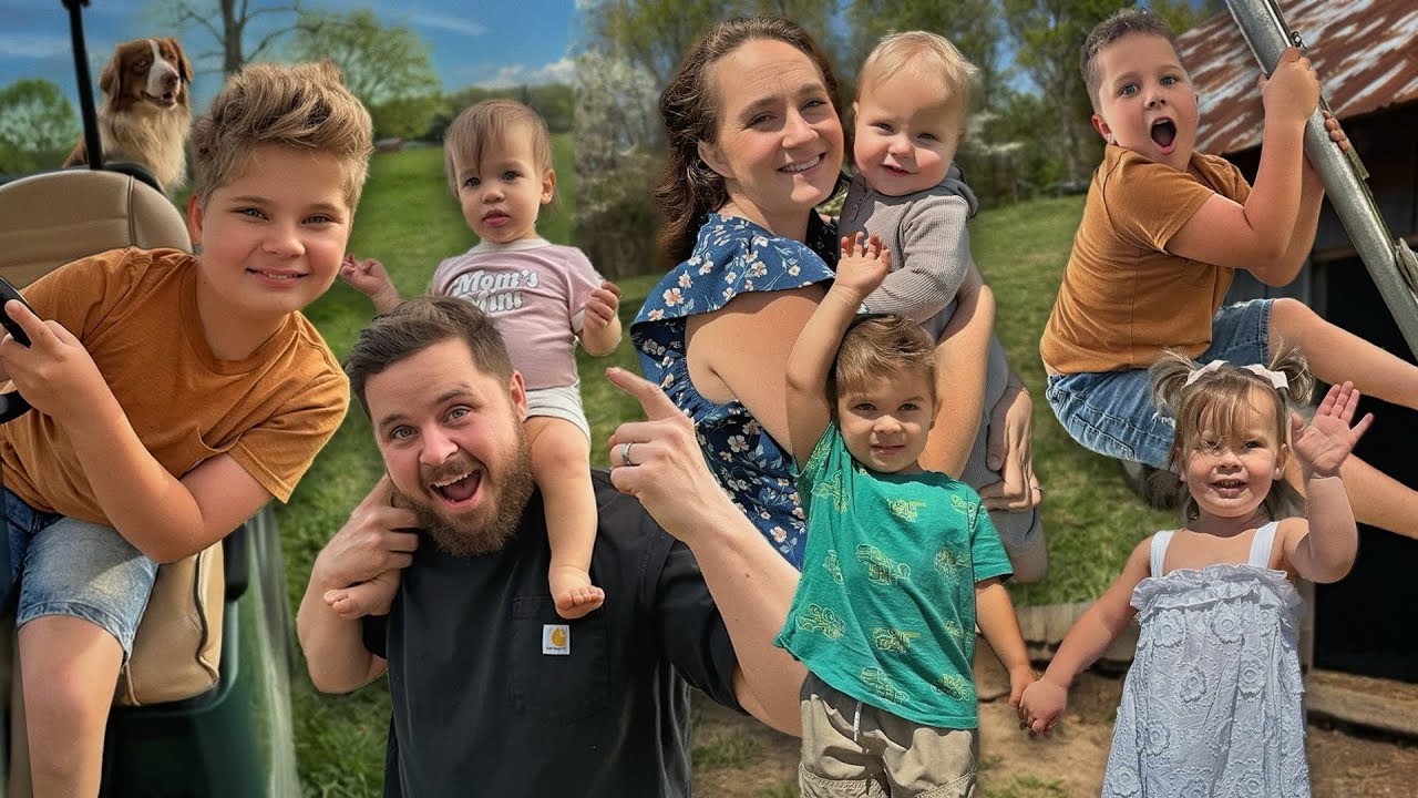 Babysitting SIX FARM KIDS for 24 HOURS!!