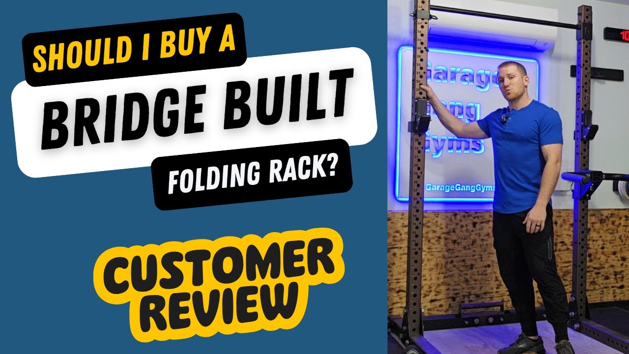 Bridge Built Phoenix Rack - BFJ Cups - Dip Bar - Pullup Bar - Best Folding & Movable Rack - Review