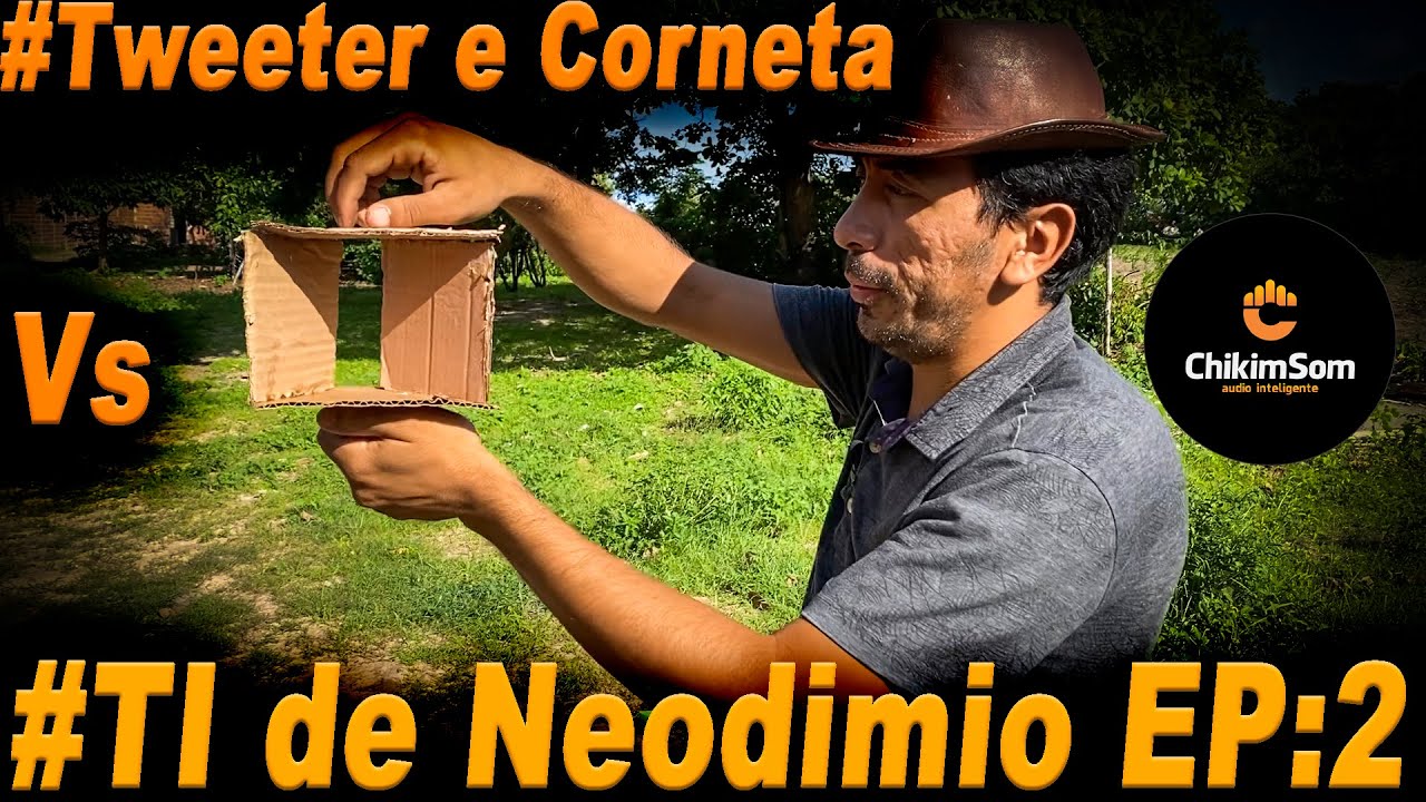 QUAL O MELHOR TWEETER E CORNETA OU TI / TESTE PRATICO  PARTE 02 / CHIKIM SOM