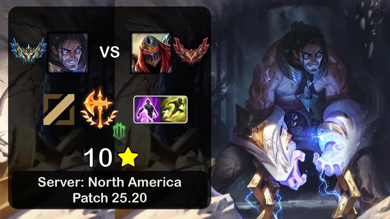 Sylas Mid vs Zed - NA Challenger - Patch 25.20