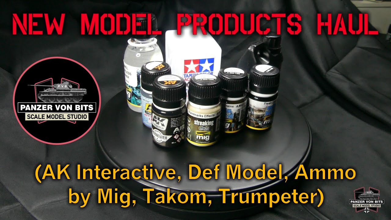 NEW PRODUCTS Unboxing (AK Interactive, Def Model, Ammo Mig, Takom), Model Products