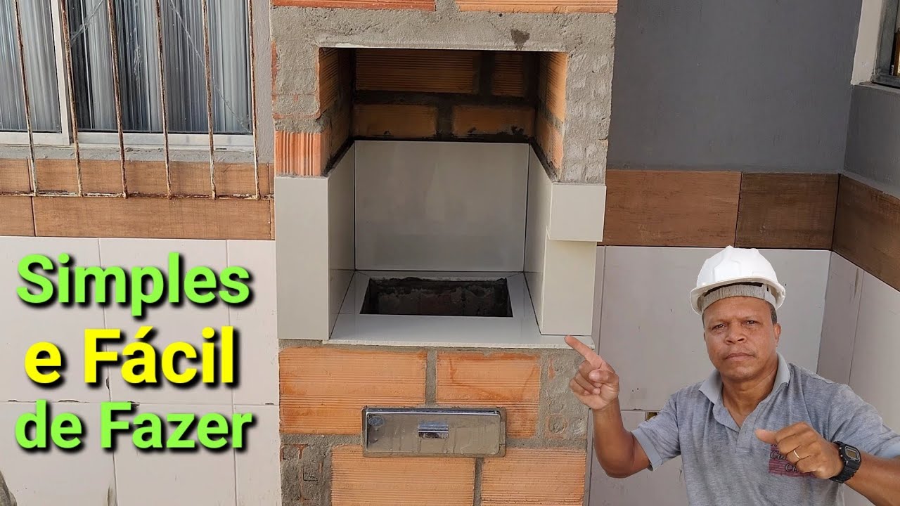 Revestimento dentro da Churrasqueira Simples Parte 06