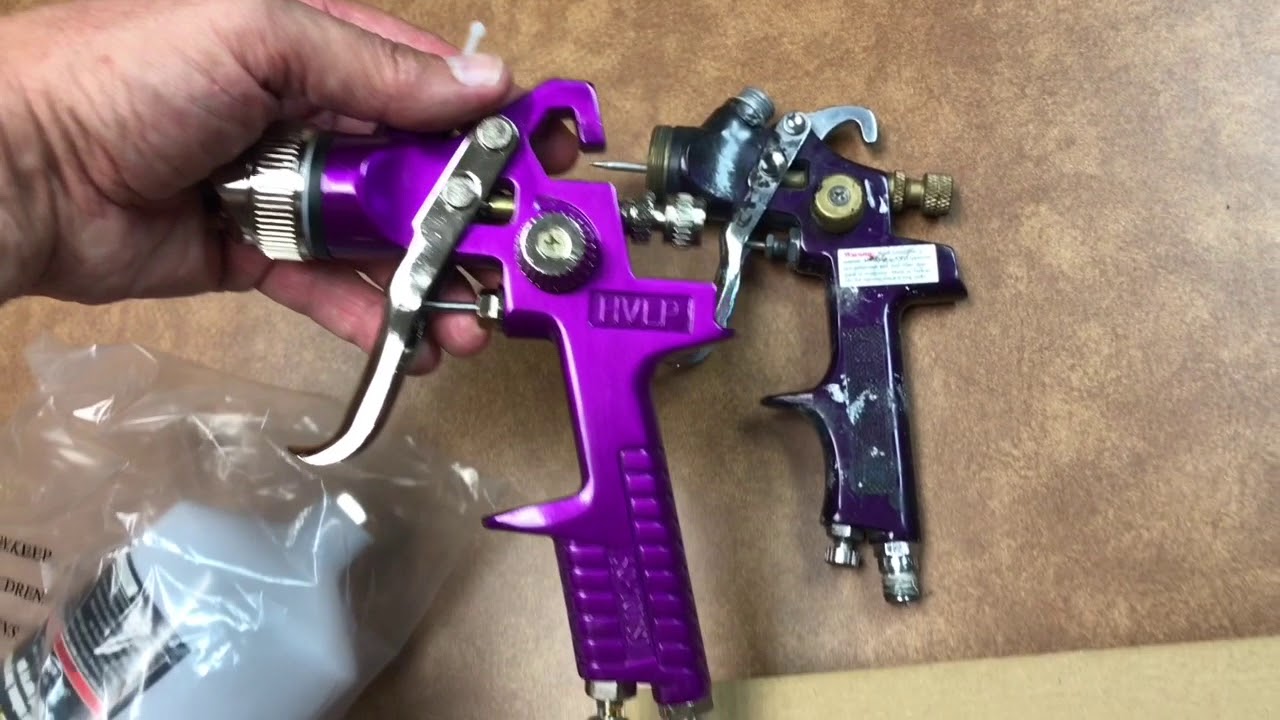 Harbor Freight Purple Gun modification from 1.4 mm to 2 mm in order to spray primer