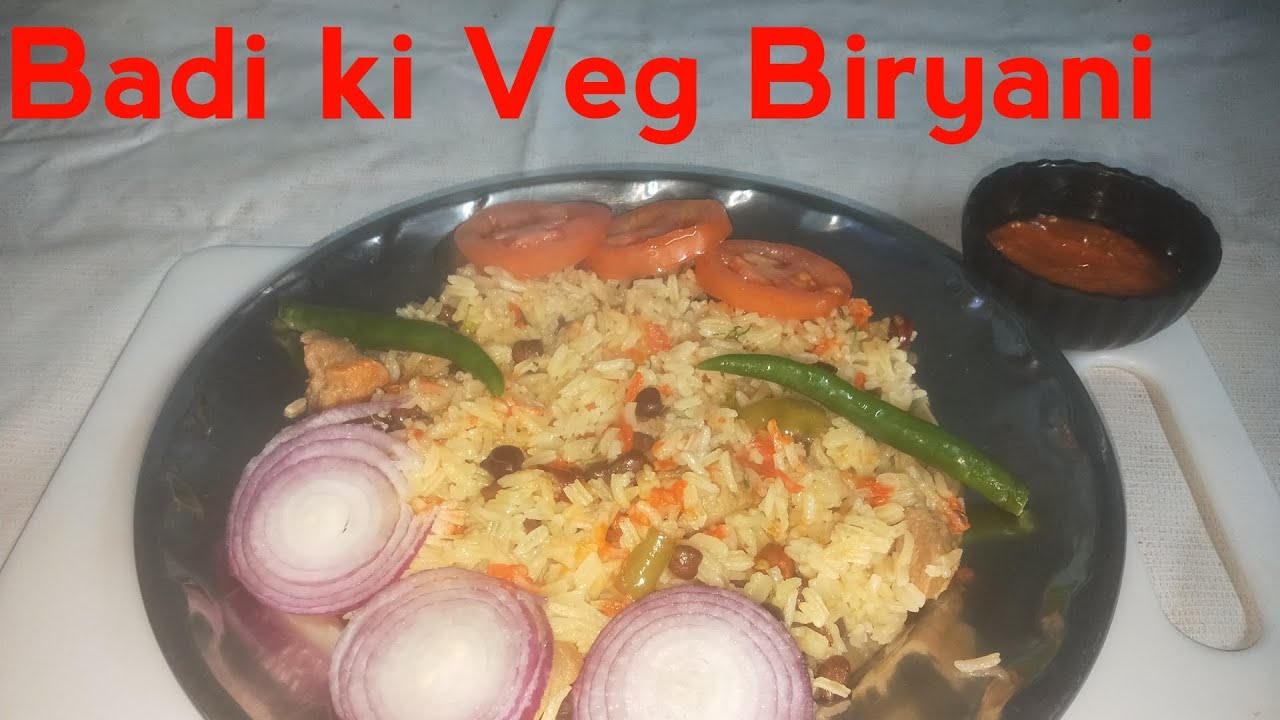 Ramzan spacial How to make Soya Badi ki veg Biryani Shandar Cooking