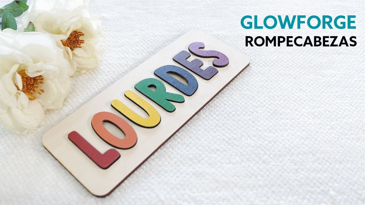 Glowforge  -  Rompecabezas Personalizado  - Láser