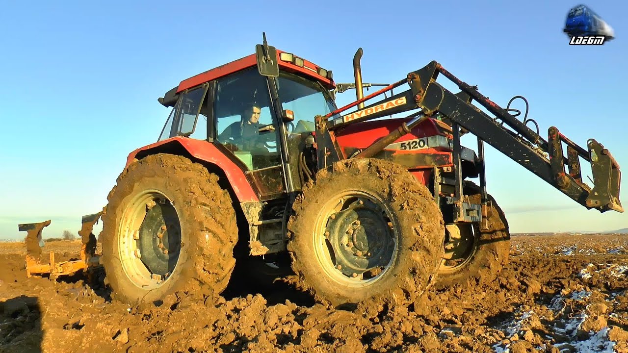 🚜 Case IH MAXXUM 5120 - Arătură de Iarnă ❄ Winter Plowing in Nojorid - 22 December 2021