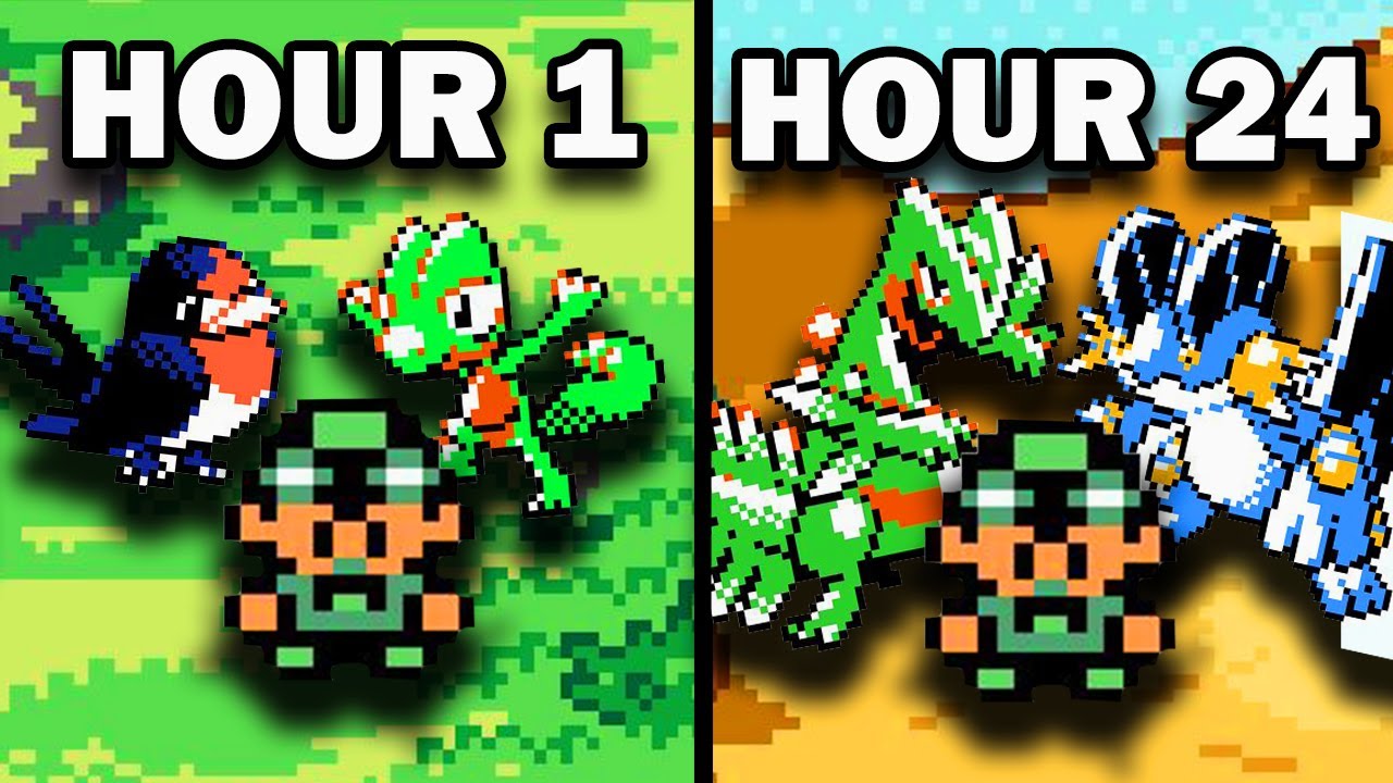 I Played Pokemon Emerald Seaglass For 24 Hours Straight... Here's what happened.