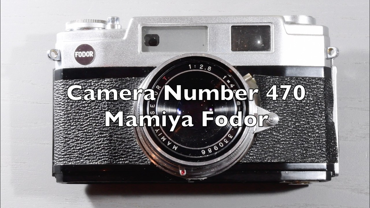 Camera Number 470 Mamiya Fodor