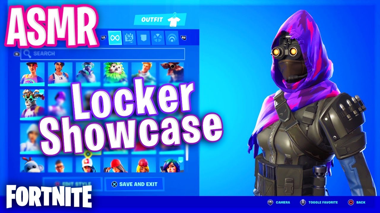 Fortnite ASMR - Locker Tour! | 😴 Whispering