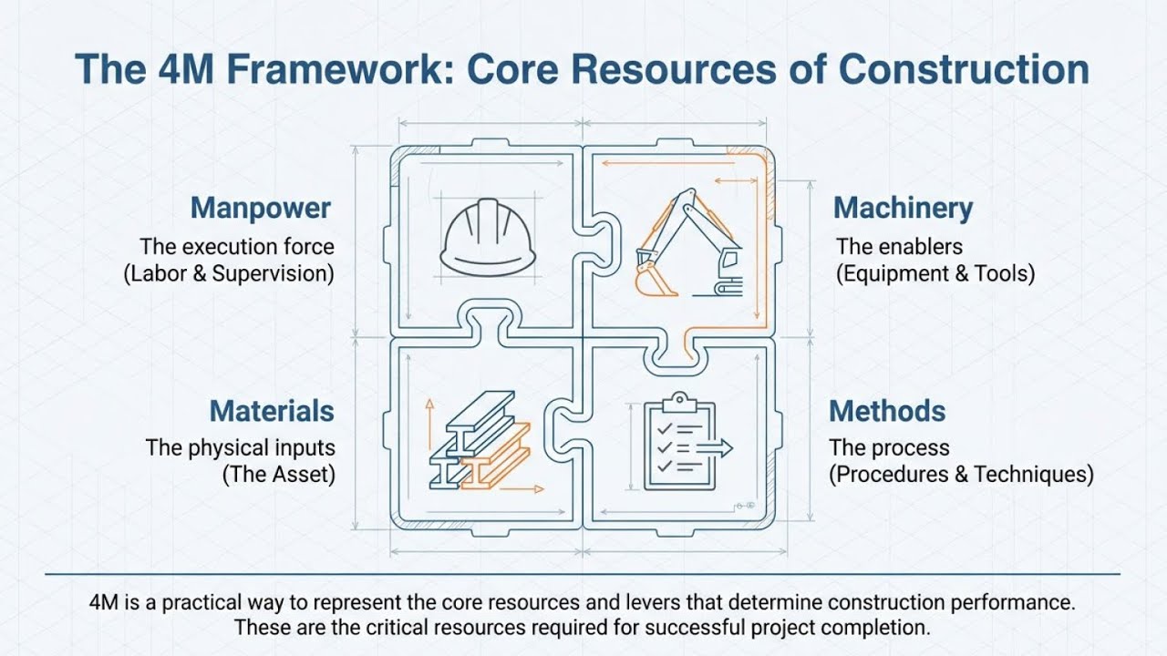 Construction Quality The 4M Framework