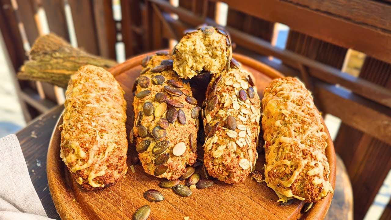 Blitzrezept Haferflockenstangen 😋🥖 Glutenfrei, einfach, lecker & s&auml;ttigend! #207