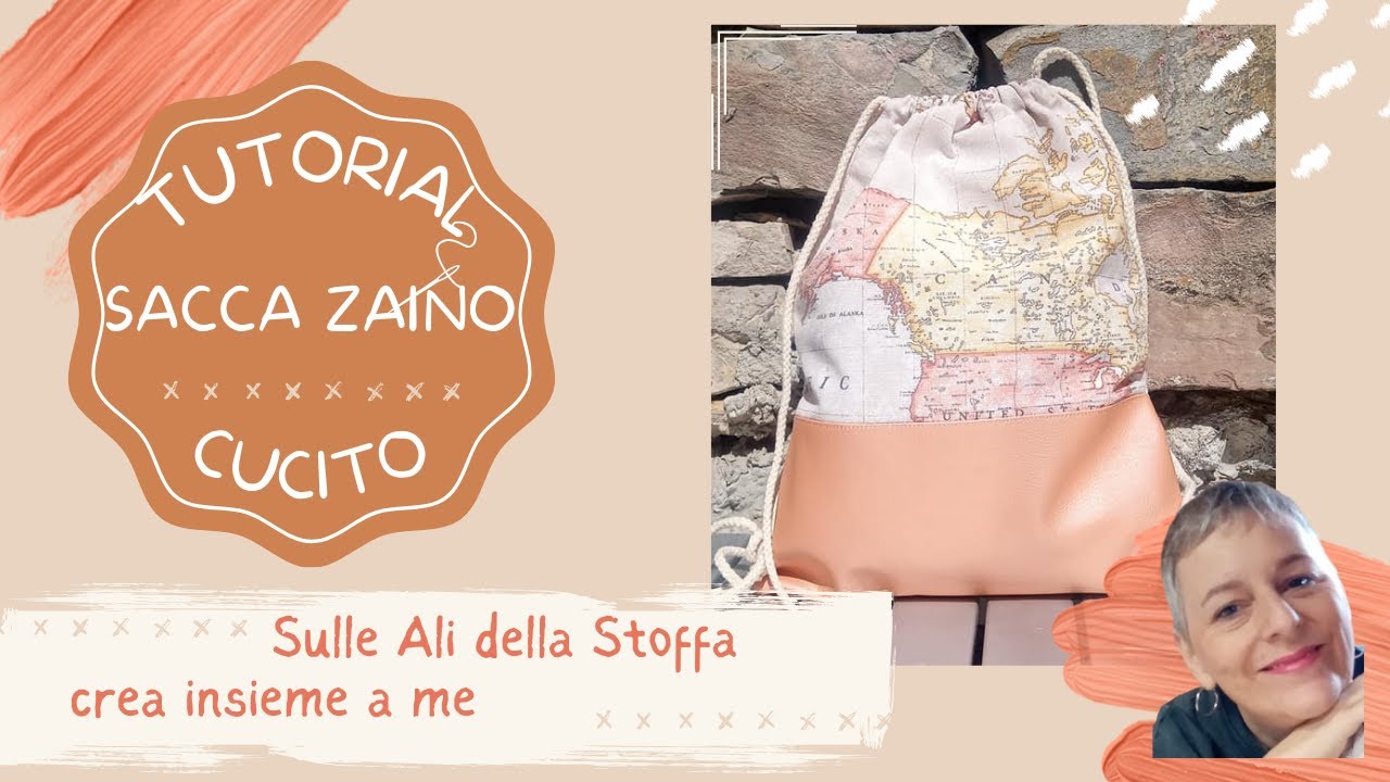 Sacca zaino-tutorial cucito creativo