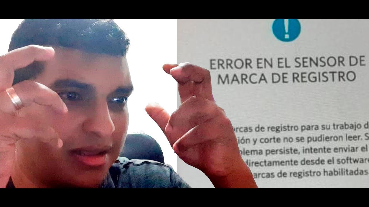 ERROR en el SENSOR DE MARCA DE REGISTRO - SOLUCIÓN 2020 - (cameo SILHOUETTE STUDIO)