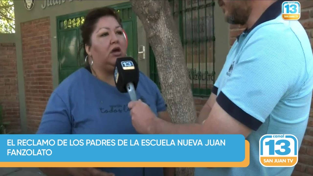 El reclamo de los padres de la Escuela Nueva Juan Fanzolato