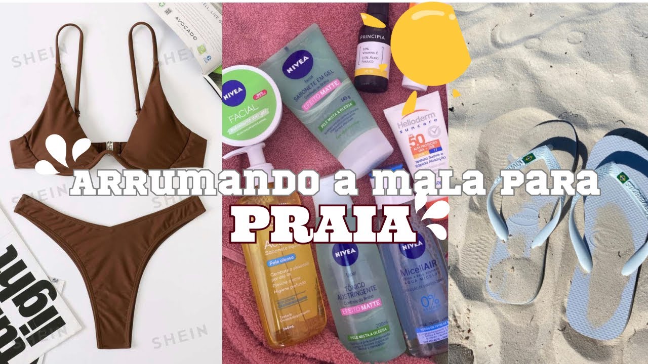 ARRUMANDO A MALA PARA PRAIA | 5 DIAS EM PORTO DE GALINHAS 🏝️👙
